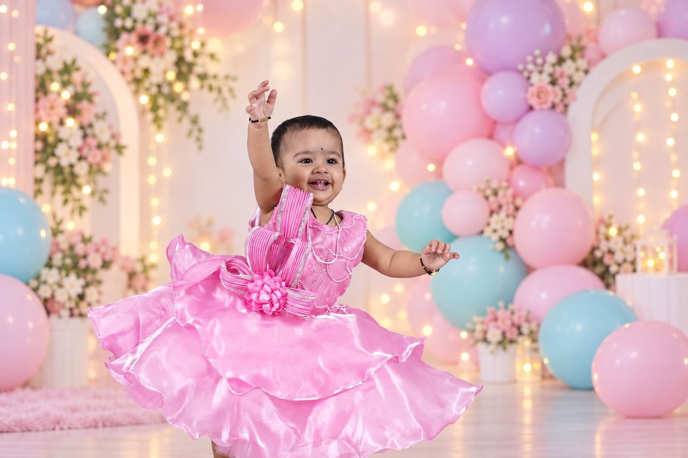 First birthday twirl — Sourmi Studio, Pune