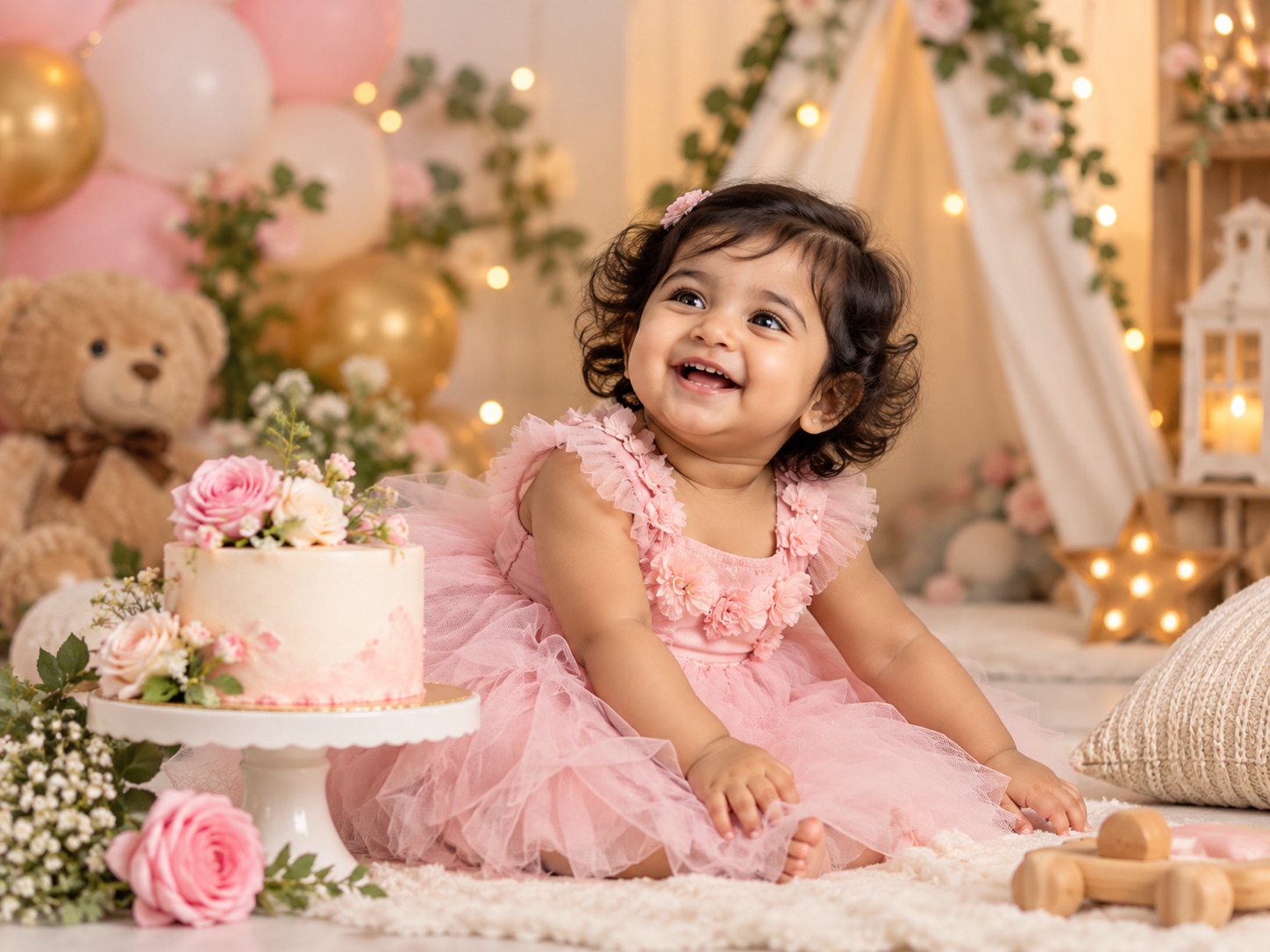 Baby photoshoot portraits by Sourmi Studio
