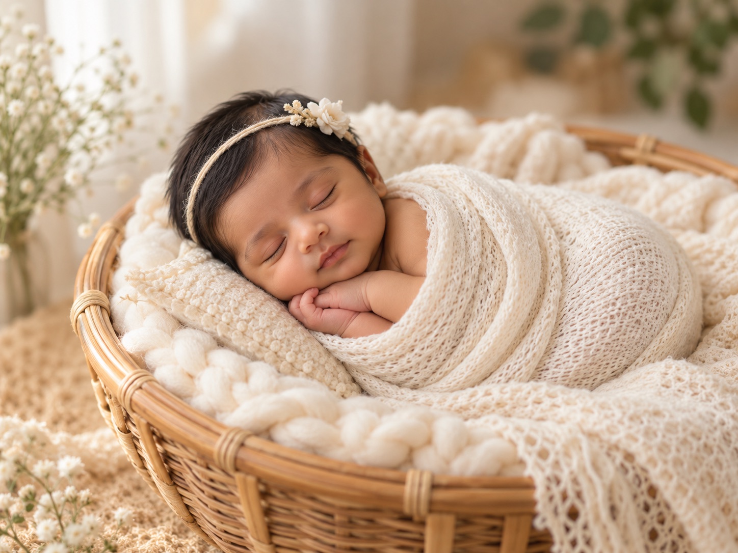 Newborn photoshoot by Sourmi Studio