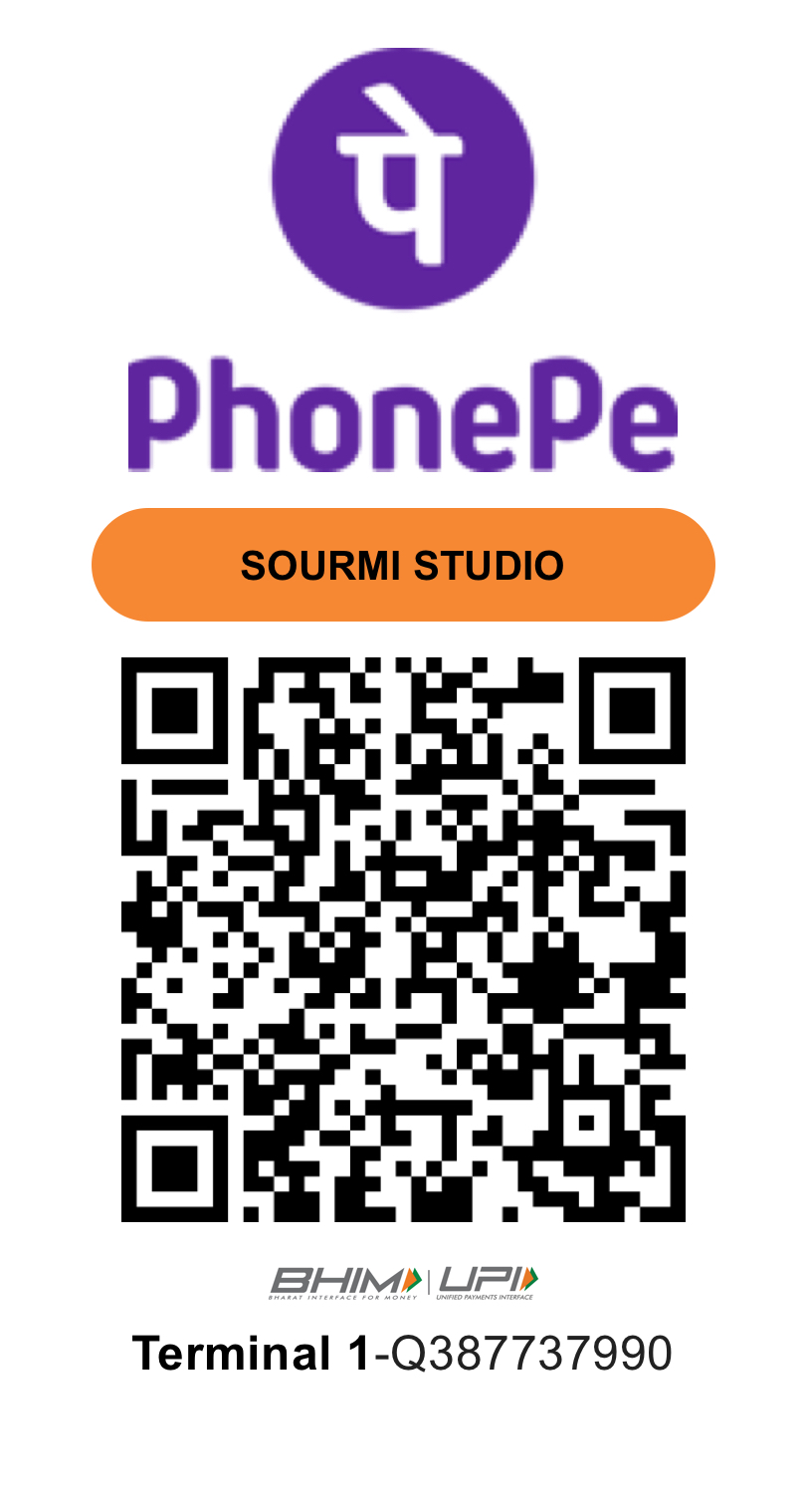 Sourmi Studio PhonePe QR code